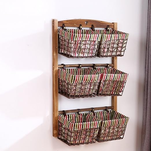 Schwimmende Regale zweireihig drei Etagen Home Schlafzimmer Rack Wand