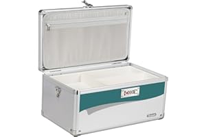 Glosen Medicine Lock Box with Combination Lock,Medication Lock Box【Extra Large16 x 9.25 x 7.5 Inch】 Medicine Safe Lock Box,Medical Box Organizer