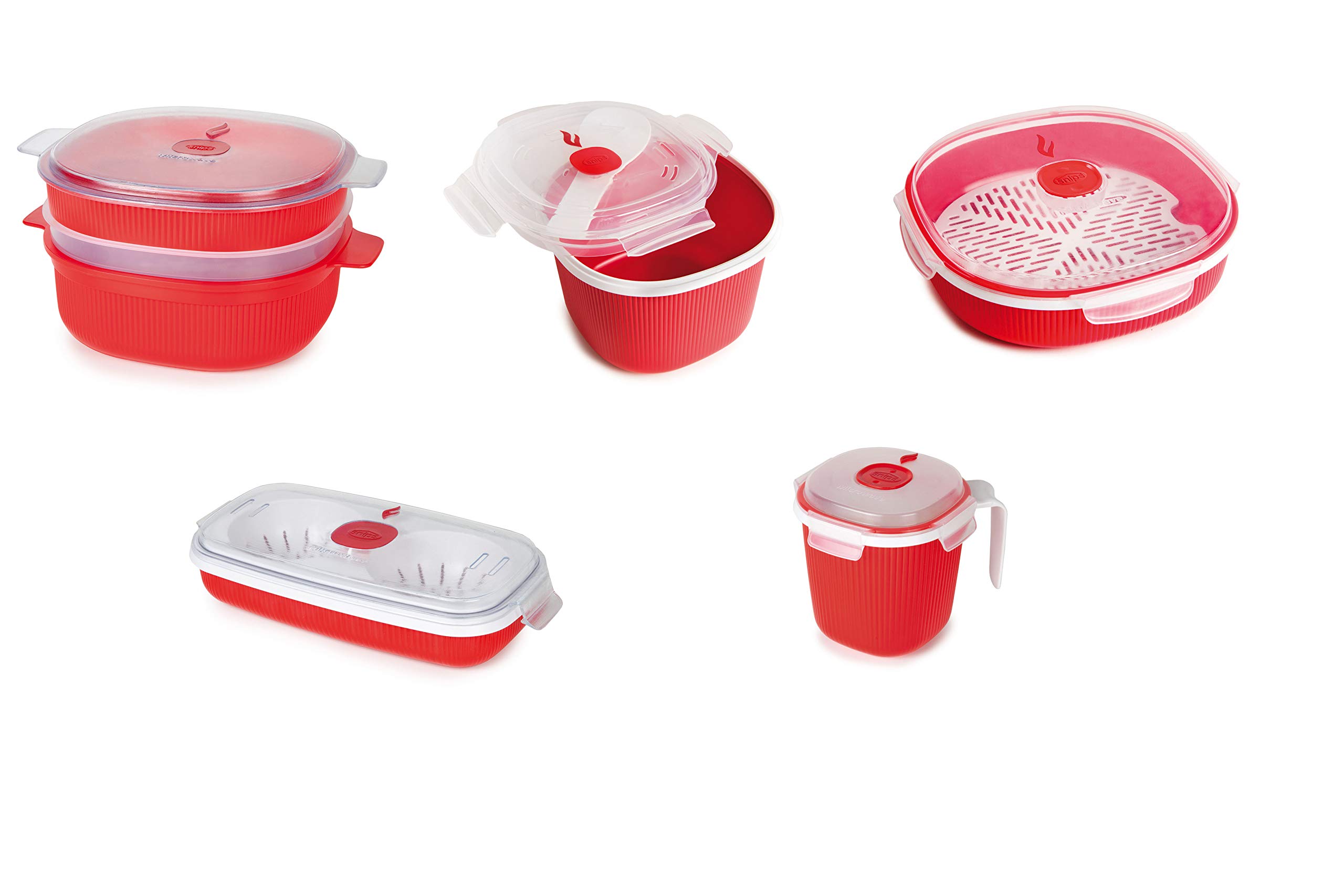 Snips Tempo Zero Gift Box 5 Pieces, Red, 5pc Set