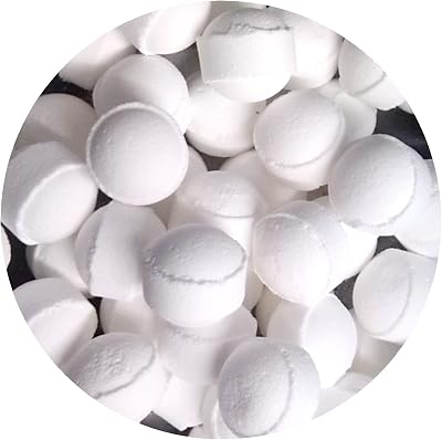 Bath Bubble & Beyond 1kg Coconut Scented Bath Marbles Fizzers Mini Bombs Approx