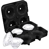 Bahoki Essentials Ice Molds - Silicone Ice Cube Tray With Lid - Fill and Release Ice Maker - Cute and Fun Shape Multipurpose 