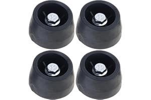 Set of 4 Extra Large Compressor Isolation Feet Anti Shock Rubber Mounts with Fasteners for Air Compressor Pumps Machines Vibr