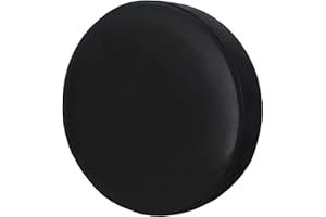 HEALiNK Spare Tire Cover, Waterproof Dust-Proof PVC Leather Wheel Covers for RV Jeep Liberty Wrangler SUV Camper Travel Trailer Accessories (17" for Tire Diameter 31"-33")