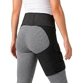 UYU ESENCE Hip Brace Sciatica Pain Relief Devices,Sciatic Nerve Brace,Adjustable Hamstring,Thigh,Groin Compression Sleeve for Sciatic Nerve Relief,Hip Flexor Compression Wrap for Women &amp; Men