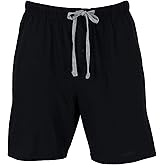 Hanes Men's Jersey Knit Cotton Button Fly Pajama Sleep Shorts