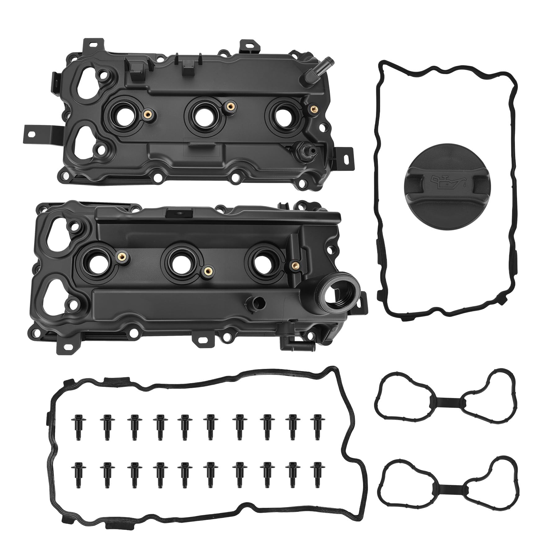 Photo 1 of 13264-Jk20A Engine Valve Cover with Gasket and Bolts for Nissan 350Z Infiniti G35 EX35 FX35 Q50 Q70 3.5L Repalce# 13264-Jk20A 13264-Jk20B