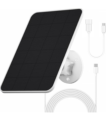 Amazon.com : Solar Panel for Eufy Camera, 5W Solar Panel