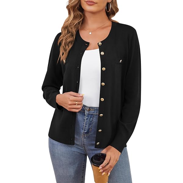 Spicy Sandia Women's Lightweight Cardigan - Long Open Front Knit Sweater - View #4