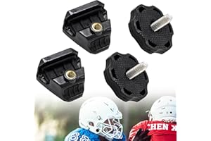 2 Sets Football Helmet Clips, Football Visor Clips Compatible for Most Football Helmet Football Helmet Visor Quick Connect Cl