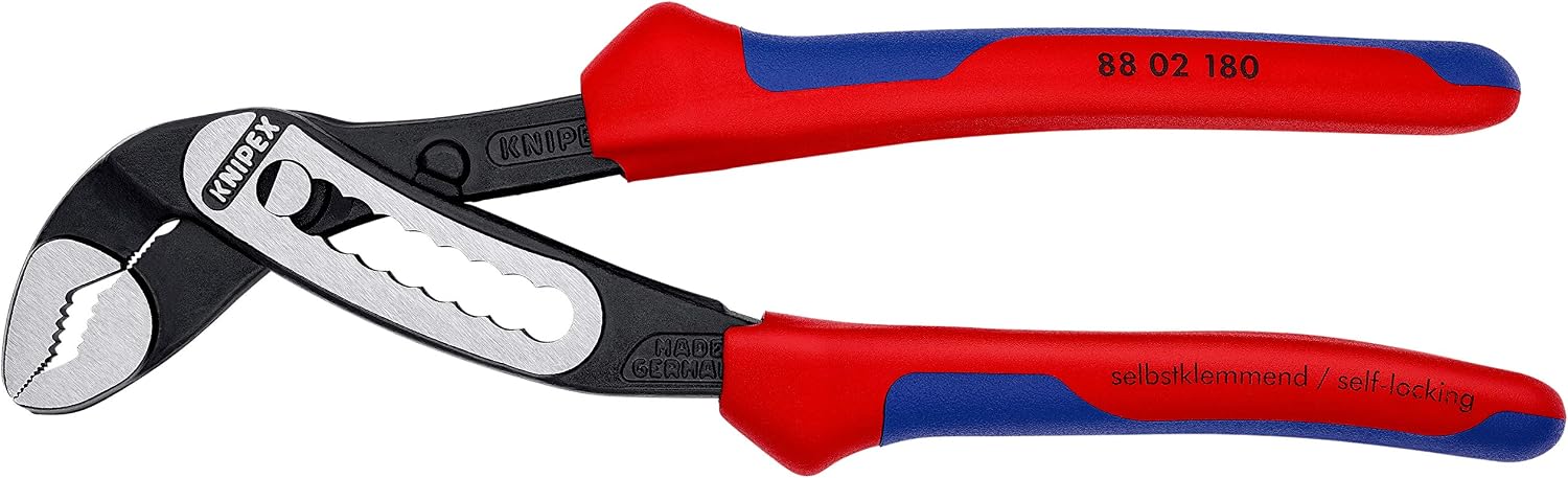 KNIPEX Alligator Water Pump Pliers (180 mm) 88 02 180, Silver - Image 4