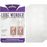 Lobe Wonder The ORIGINAL Earring Support Patches &ndash; 60 Clear &amp; Latex-Free | Earlobe Support Patches for Pierced Ears, Droopy Lobes or Stretched Piercings &ndash; 60 Patches - Made in USA &ndash; Earring Lifters