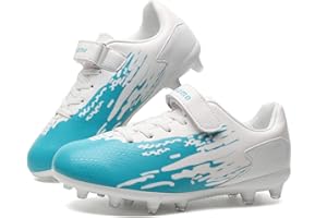 BUWTDAY Kids Soccer Cleats Boys Girls Athletic Outdoor Youth Football Shoes Running & Training Lightweight Baseball Shoes(Little Kid/Big Kid)