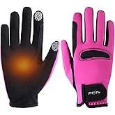 FitsT4 Sports Kids Horse Riding Gloves Winter Equestrian Gloves Girls Boys Horseback Gloves for Youth Children Cycling Biking