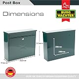 Burg-Wächter Green Elegance Wall Mounted Lockable Weatherproof Post Box view 4