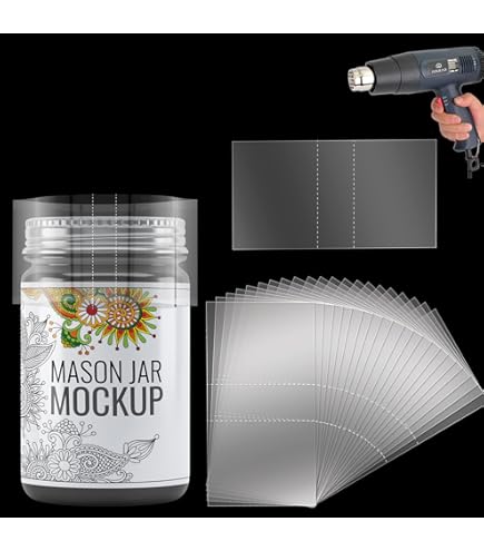 Buy 86 X 28 Mm Clear Perforated Shrink Band For Spice Jars, Large - View #2