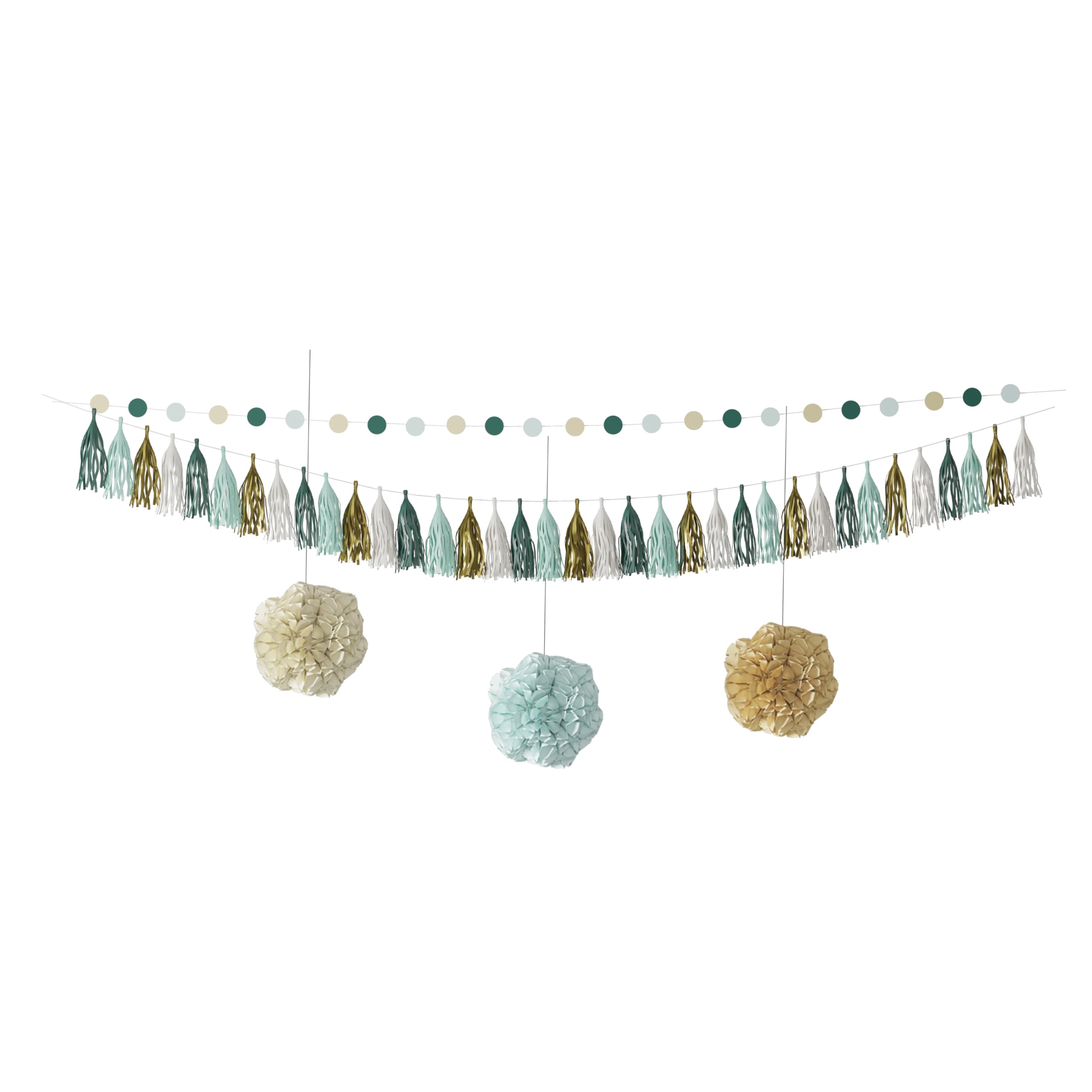 P'tit Clown re22611 – Decorative Kit 5 Pieces Green