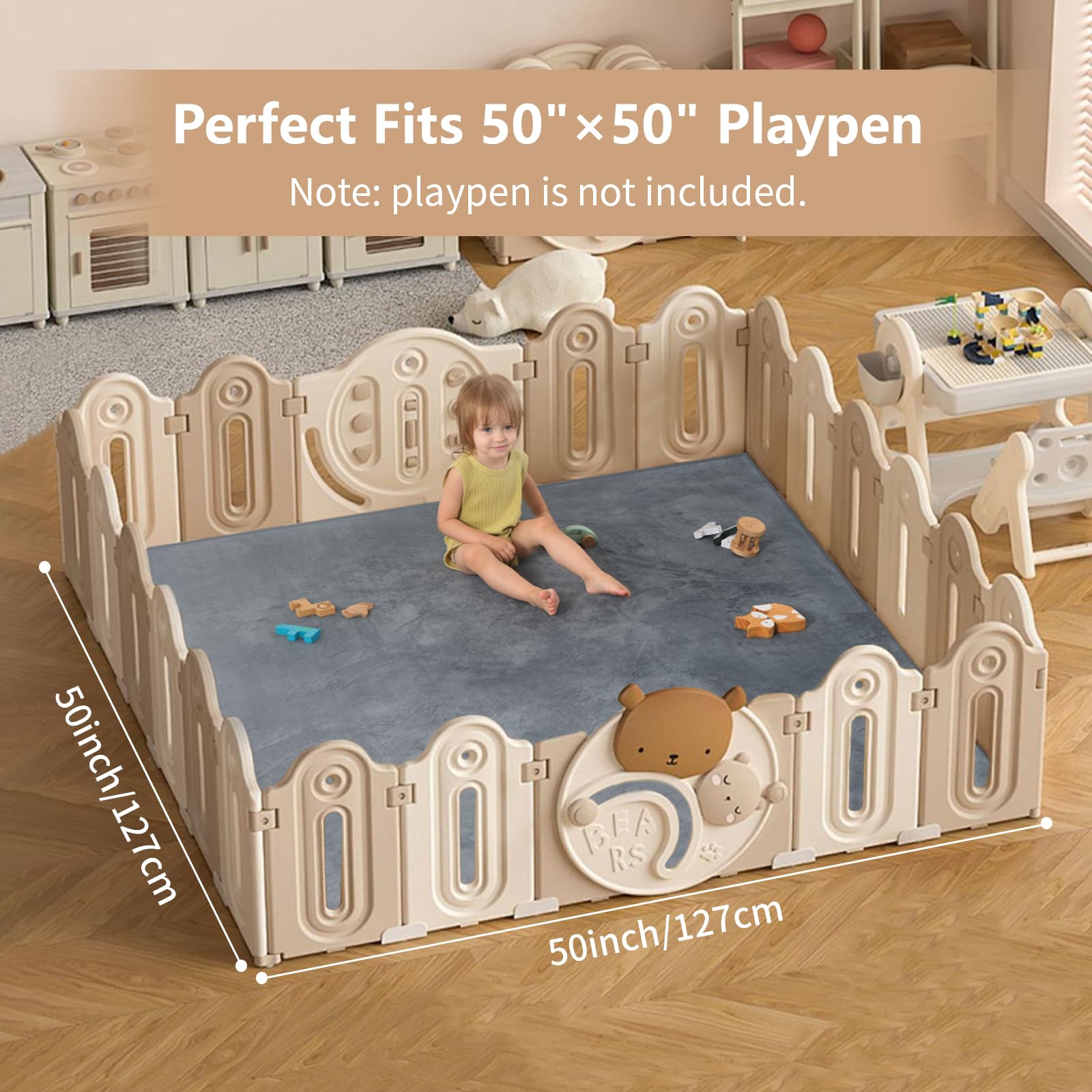 Baby Play Mat for Floor,1.3