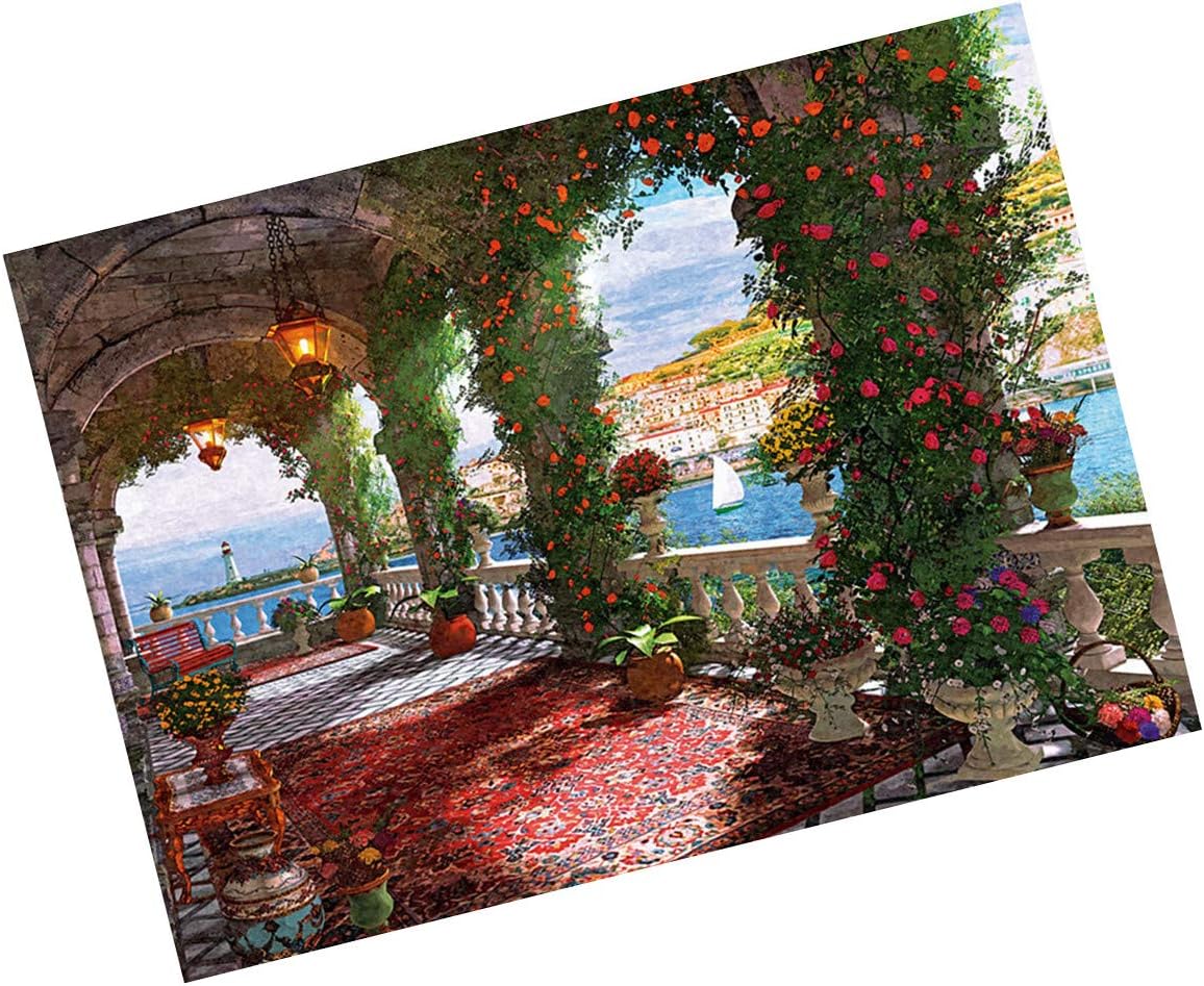 Puzzles for Adults 1000 Piece Large Puzzle, Vintage Art Landscape Jigsaw Puzzle (A)