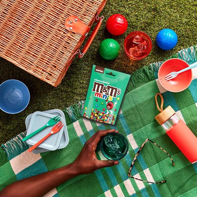 M&m's minis snack em bolas coloridas de chocolate ao leite 176g