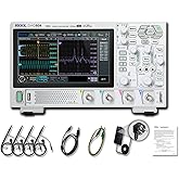 RIGOL DHO804 Portable Digital Oscilloscope, 70MHz, 4CH, 12-Bit Resolution | 12-bit high resolution, ultra-low noise floor, 7" touch screen, Type-C power, compact portable design for lab &amp; field