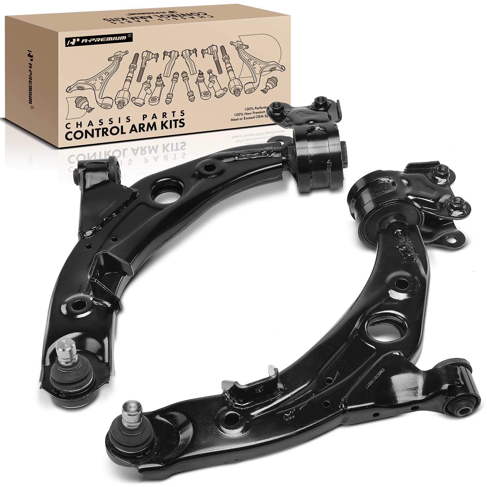 Photo 1 of A-Premium 2 x Front Lower Control Arm with Ball Joint & Bushing, Compatible with Mazda CX-9 CX9 2007-2015
