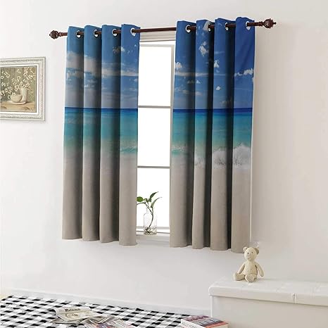 Amazon Com Shenglv Ocean Customized Curtains Tropic Ocean Style