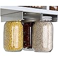 Canning Lid Holder Rack – Wood Organizer For Regular & Wide Mouth Mason Jar Lids & Rings | Space-Saving Kitchen Storage