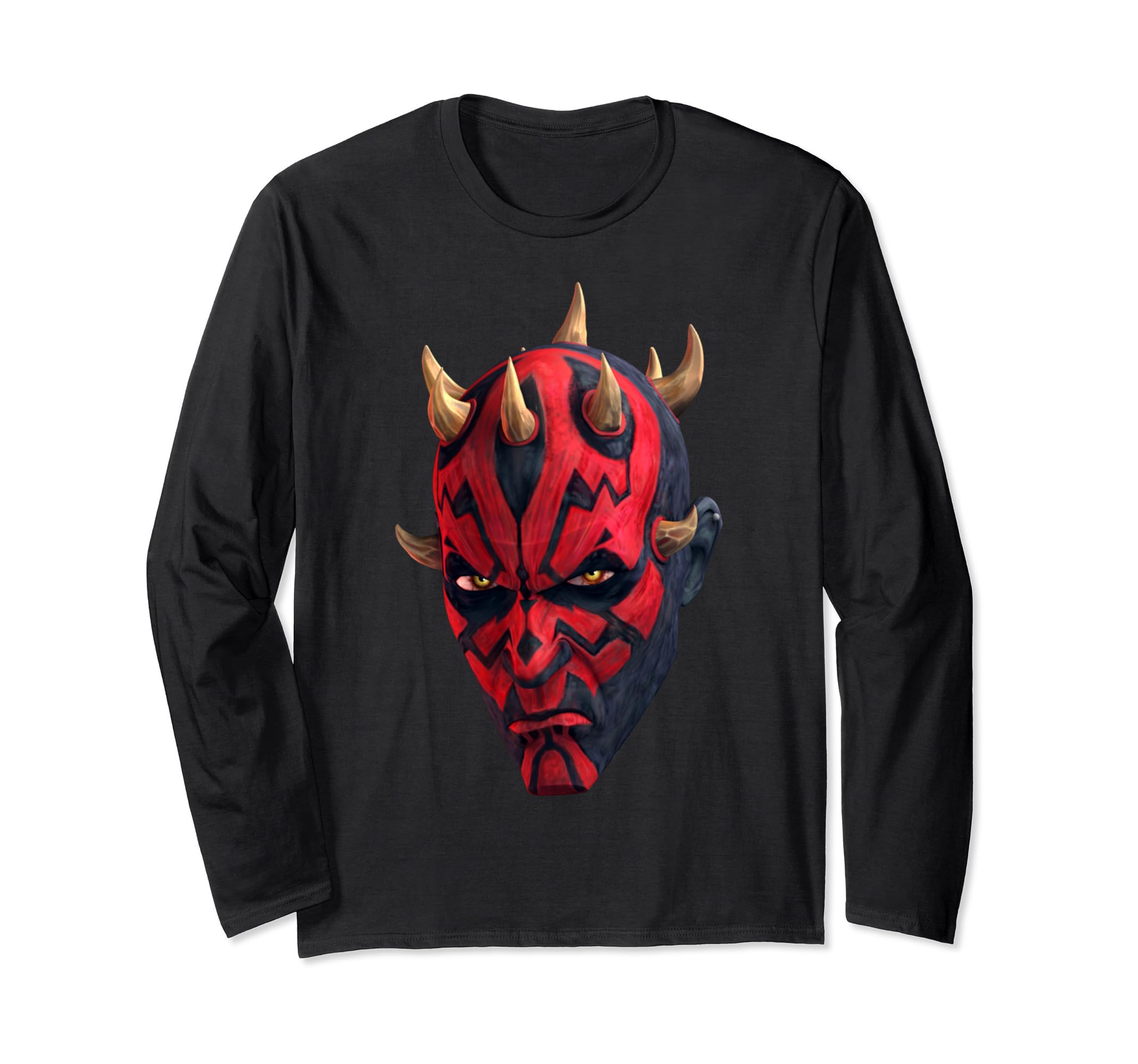 Star Wars: Clone Wars Darth Maul Big Face Long Sleeve T-Shirt