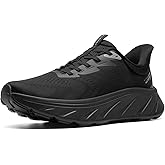 ALLSWIFIT Men's Hands Free Slip On Stability Walking Running Shoes Tennis Non-Slip Comfortable Workout Gym Breathable Lightweight StediBase Fashion Sneakers