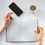 Karrma 2026 A4 Day to Page Diary Black Hardback with Ribbon Marker view 5