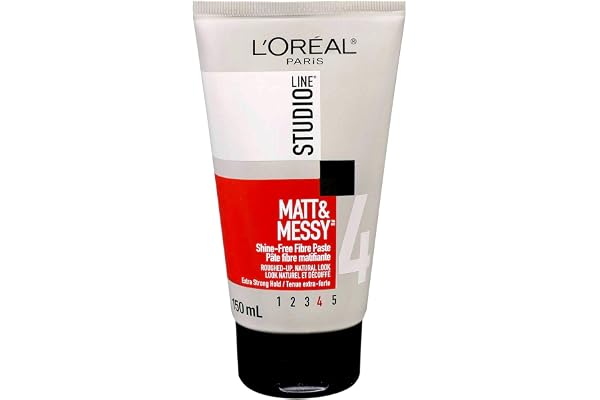 L'Oréal Paris Studio Line Matt & Messy Hair Gel, Extra Strong Hold, Pake of 1, 150ml