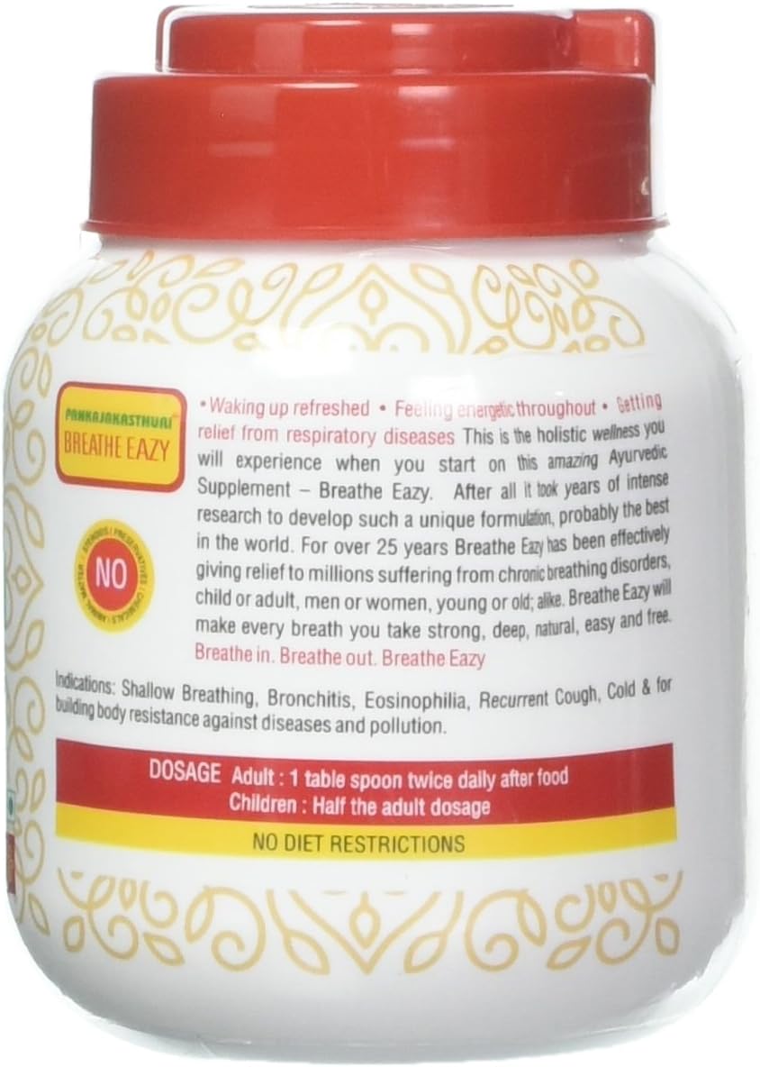 2 X Pankajakasthuri Breathe Eazy Granules Weezing, Asthma 200g X 2= Net.400g: Health & Personal Care