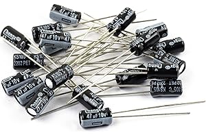 risingsaplings 20Pcs 47uF 10V 4x7 mm ±20% Aluminum Electrolytic Capacitors for SEGA Dreamcast Controller Ports PCB