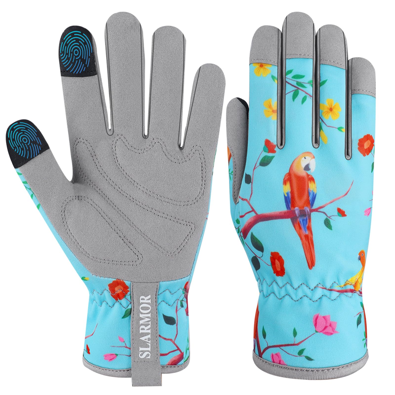 SLARMOR Women's-Gardening-Gloves Thoughtful Gardening-Gifts-for-Women, Microfiber Material With Touchscreen Function, Ideal For Garden Work, Cleaning, Camping & Landscaping — image 1