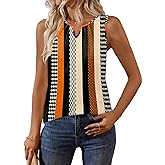 Zeagoo Womens Tank Tops Crewneck Loose Fit Basic Business Casual Summer Sleeveless Shirts Blouse S-XXL