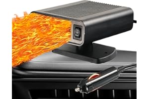 NUMHOSAI Car Heater - Portable Car Heaters for Vehicle, 12V Car Heater That Plugs Into Cigarette Lighte, 2 in 1 Heating & Cooling Fast Windshield Defrost Defogger