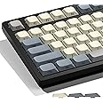 OHY Low Profile Keycaps,XVX Side Printed PBT Custom Keyboard Gaming Keycaps, 127 Keys Retro Keycaps for Cherry Gateron MX Switches Mechanical Keyboard