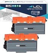 LCL 2PK TN3380 Black Toner 8000 Pages for Brother DCP-8110DN HL-5440D view 1