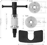 DAYUAN 3 PC Brake Caliper Piston Rewind Tool Set for Disc Brakes view 3