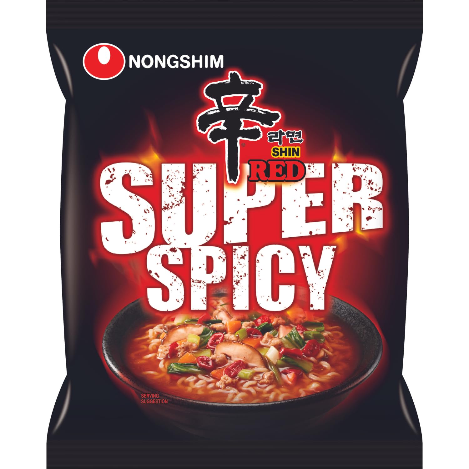 NONGSHIM - Instantnudeln Shin Red Spicy - 6 X 120 GR - Multipack
