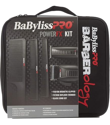 BaBylissPRO Barberology FX787BN BlackFX - Cortapelos de metal de