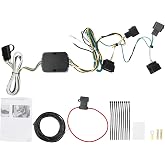 Dasbecan 56329 Trailer Wiring Harness 4-Pin Connector Towing Wiring Kit | Compatible with Ford Escape Edge Freestar, Mercury Mariner, Mazda Tribute, Lincoln MKX