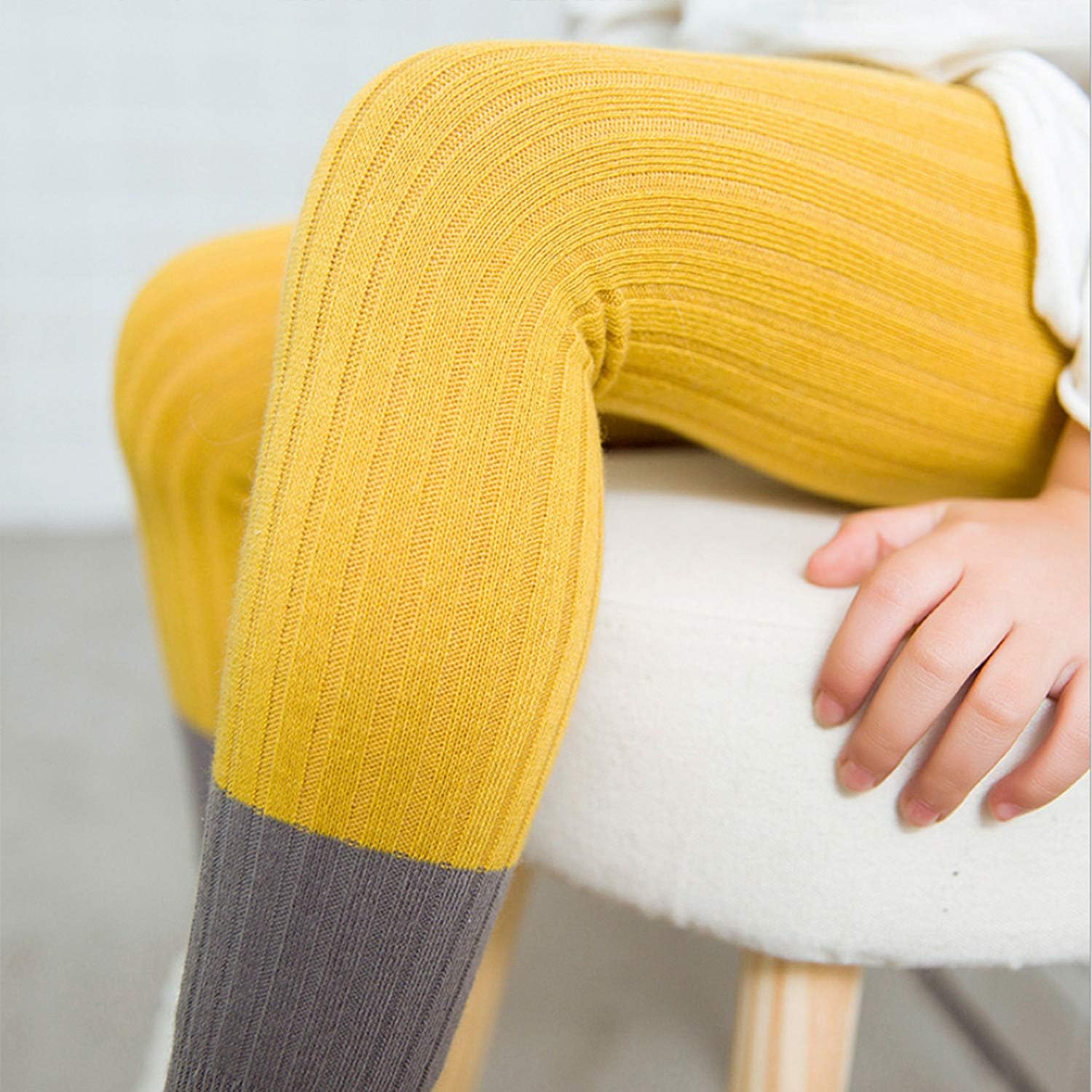 BOOPH 3 Pack Baby Girls Legging Pant Footless Knit Tight Pantyhose Stocking: Clothing