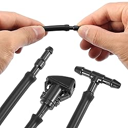X AUTOHAUX 7pcs Front Windshield Washer Nozzles Kit