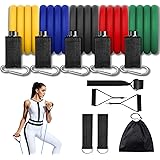 Portzon Resistance Band Set, Workout Bands, Exercise Bands Door Anchor Handle Resistance Training, Convenient, Durable, Exerc