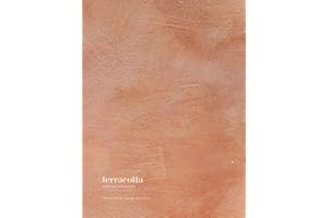 Terracotta - Earthy Room Decor Aesthetic Book | Hard Cover with Realistic Earthenware Effect (290 Blank Dot-Grid Pages Inside