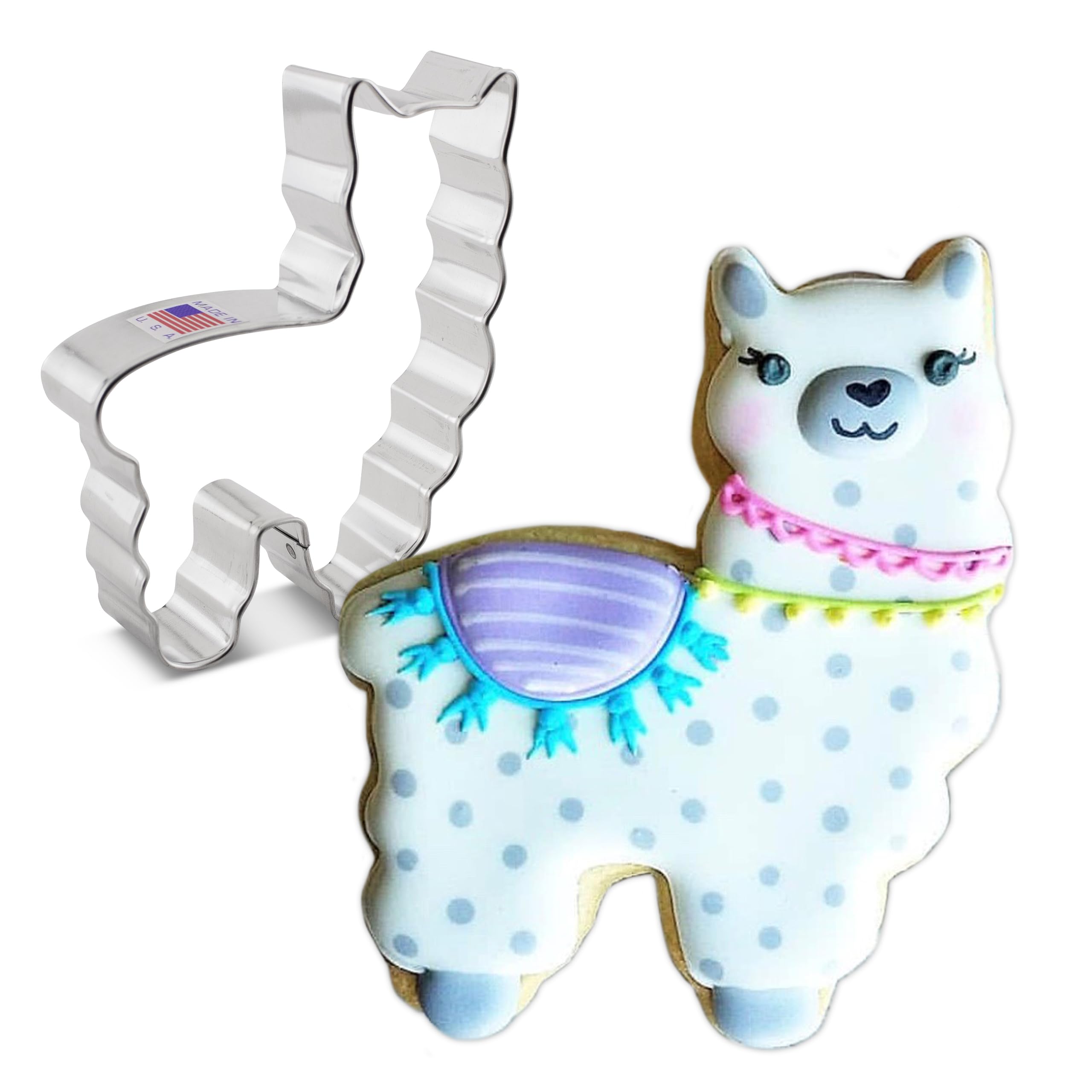 Ann Clark Cookie Cutters Cute Llama/Alpaca Cookie Cutter, 10.2 cm