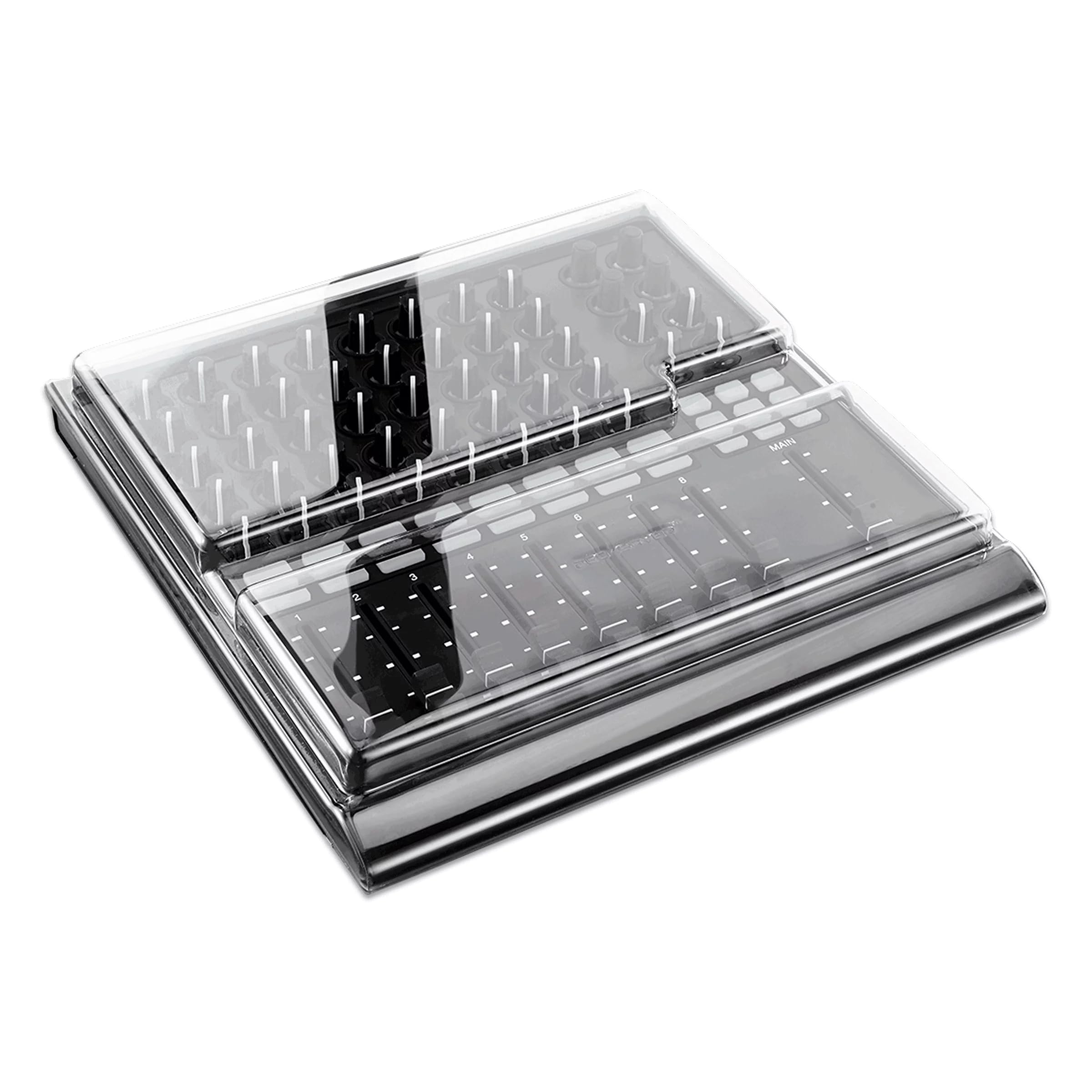 Decksaver Cover for Livid DS-1 - Super-Durable Polycarbonate Protective lid in Smoked Clear Colour, Made in The UK - The DJs' Choice for Unbeatable Protection