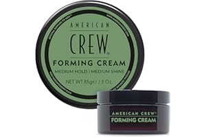 American Crew Men's Hair Forming Cream, Like Hair Gel with Medium Hold & Medium Shine, Stocking Stuffer for Him, 3 oz