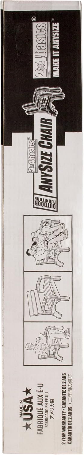 2x4basics 90134ONLMI Custom AnySize Chair or Bench Ends, Sand (lumber not included, only supports) : Outdoor Benches : Garden & Outdoor